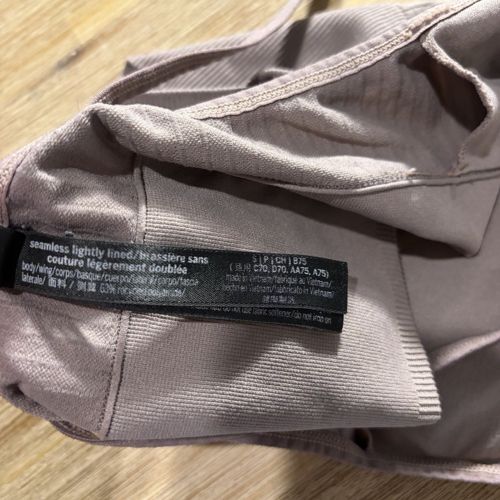 Victoria Secret Pink Active Mauve Sports Bra Size Small - Picture 6 of 10